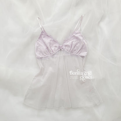 Lavender Floral Lace Camisole