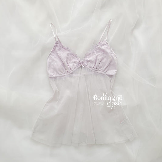 Lavender Floral Lace Camisole