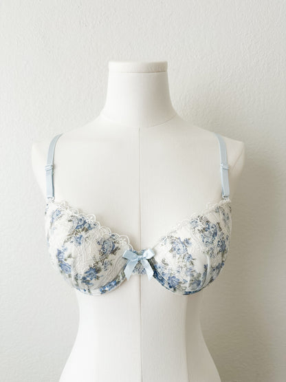 Bluebell Lace Floral Bra 32B