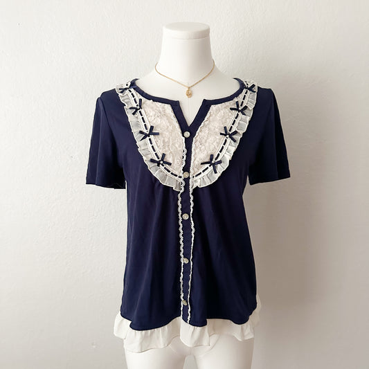 Axes Femme Navy Blouse
