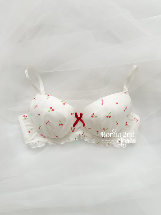Cherry Baby Bow Bra