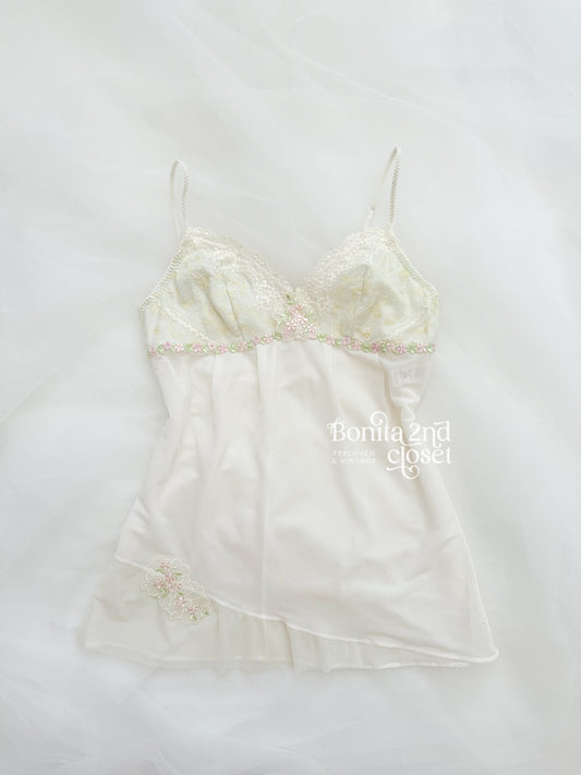 Mint Petal Lace Camisole