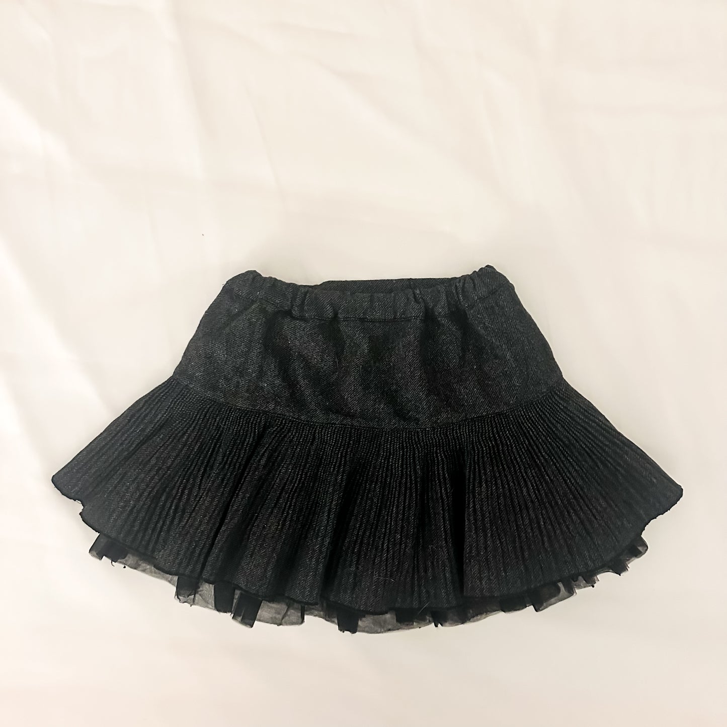 Noir Pleated Mini Skirt