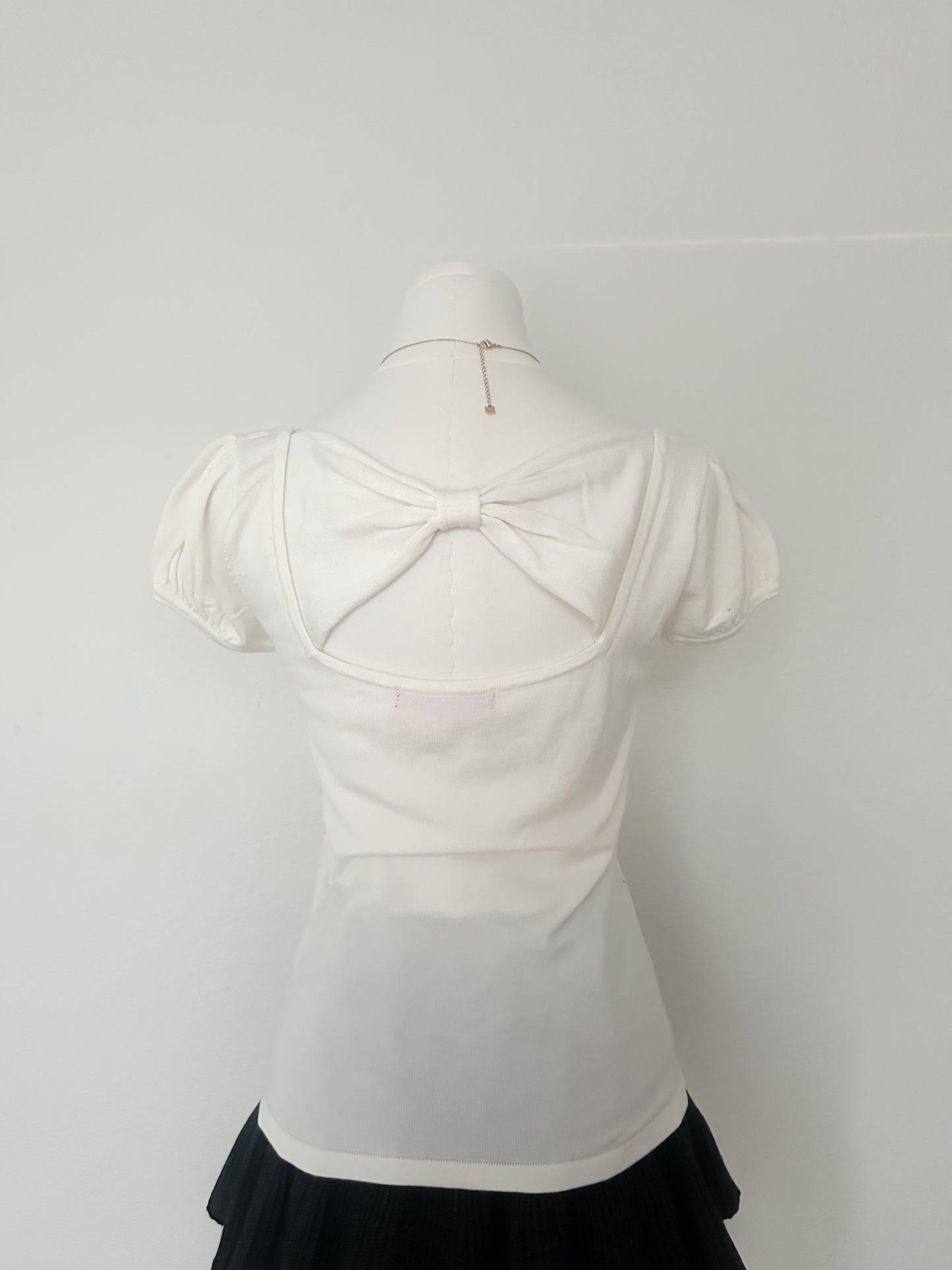 Dollhouse Bow Knit Top