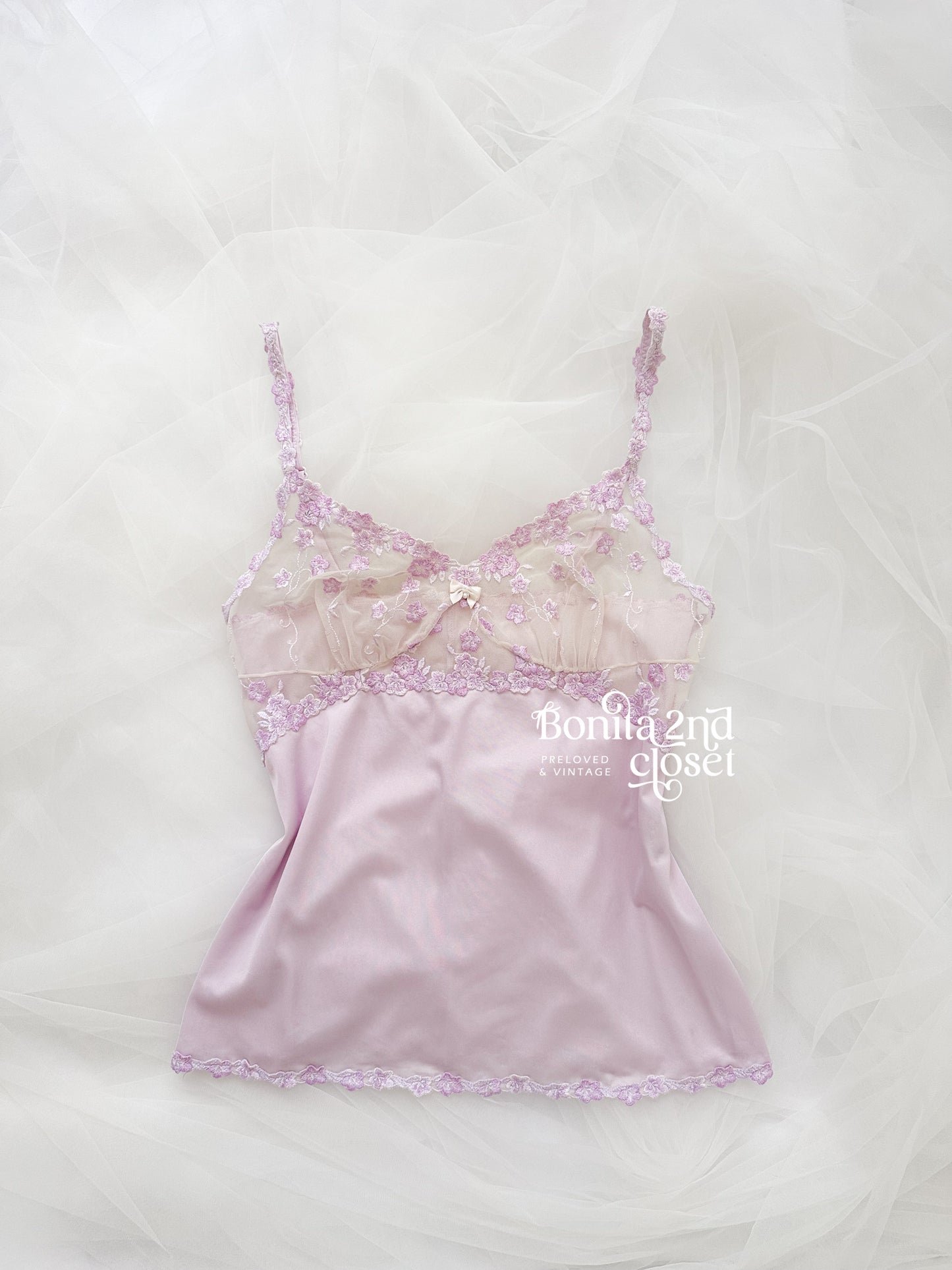Floral Bloom Embroidery Camisole