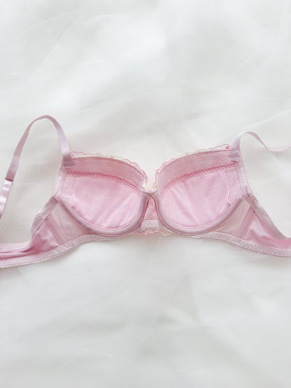 Sakura Embroidery Lace Bra 32B