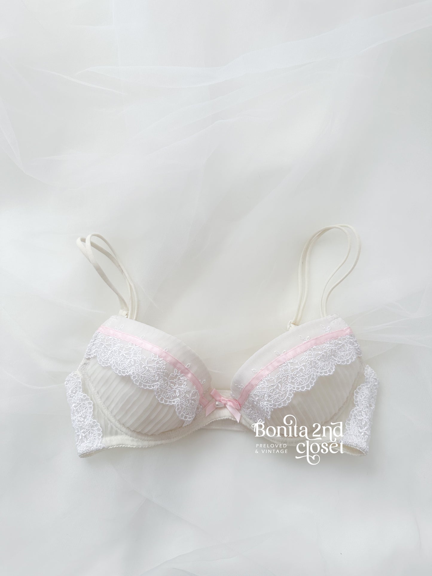 Pink Chantilly Bra 30B