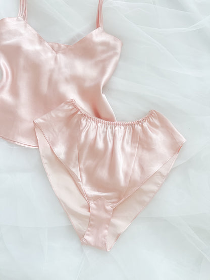 Vintage VS Blush Satin Set