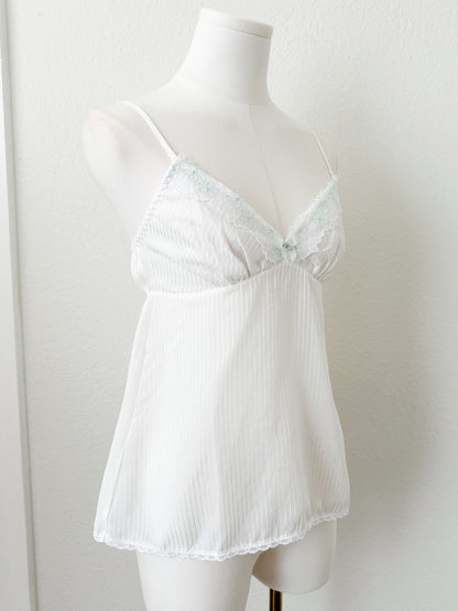 Stripe Mint Daisy Camisole