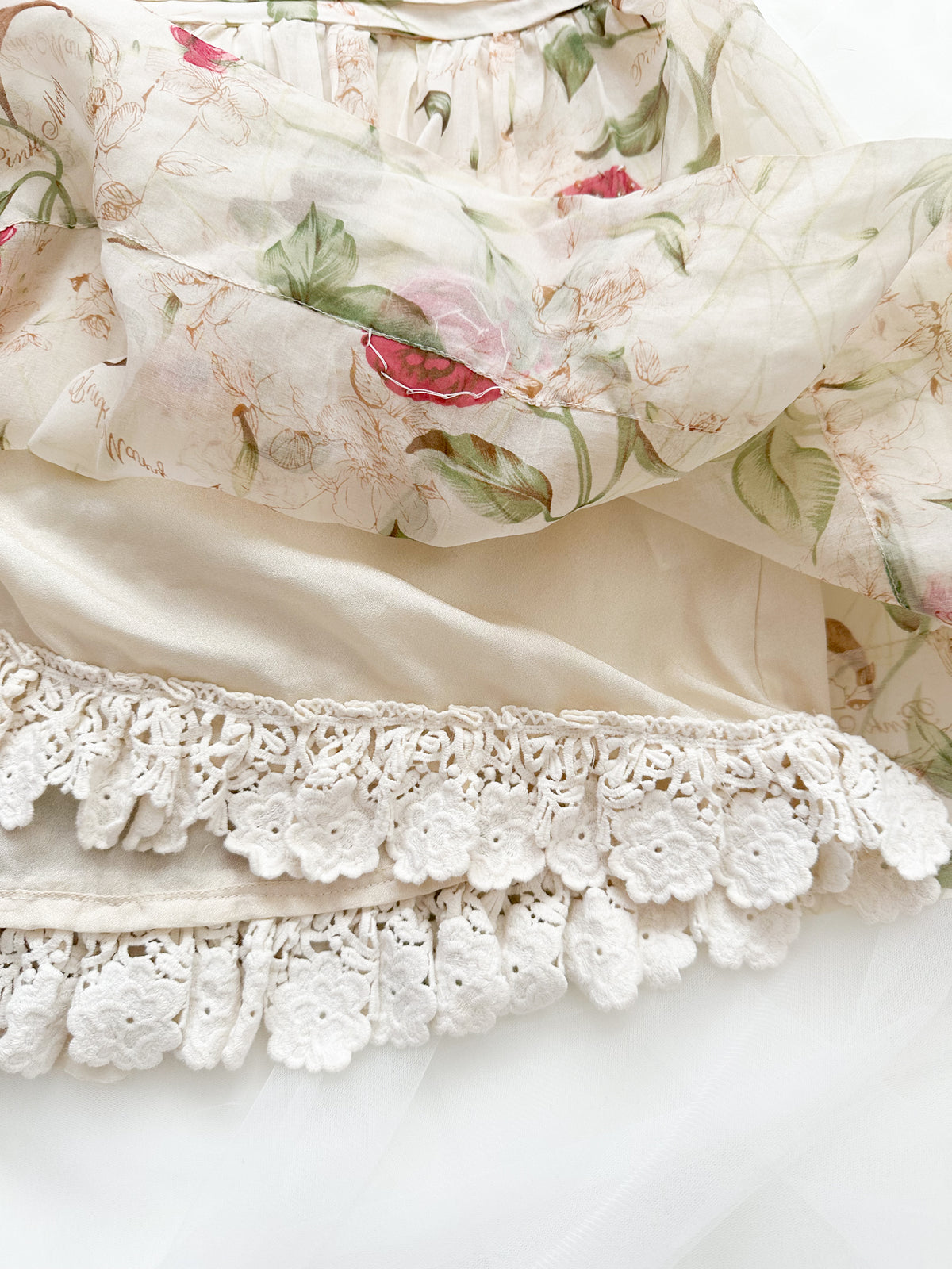 Vintage Rose Diary Skirt