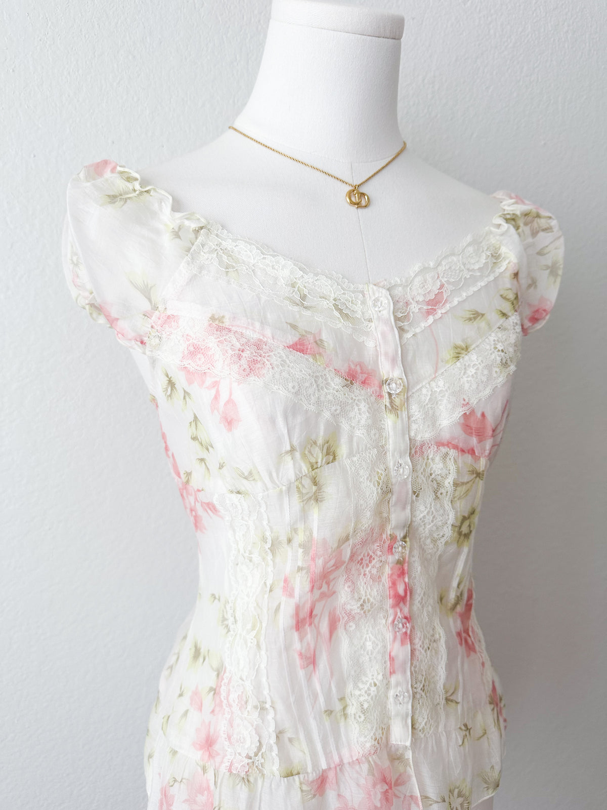 Vintage Fairy Floral Top