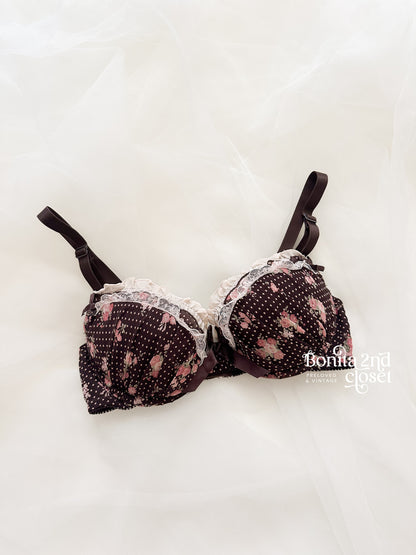Mocha Blossom Bra 30D