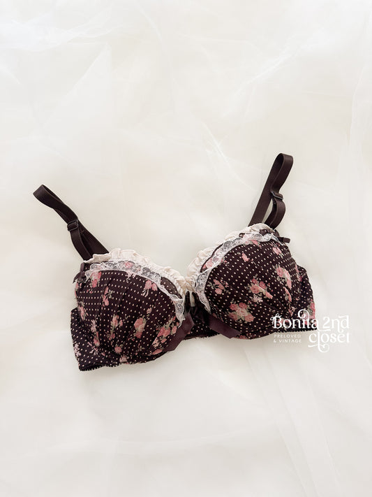 Mocha Blossom Bra 30D