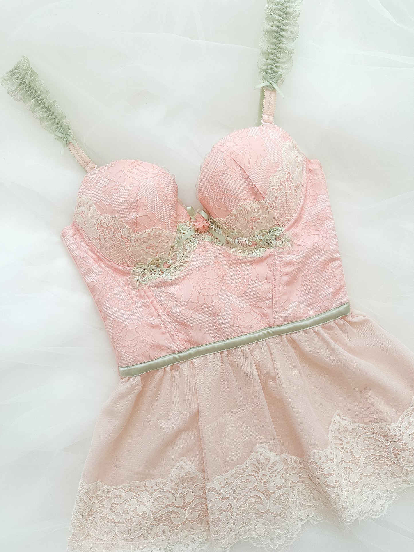 Sage Blossom Fae Corset