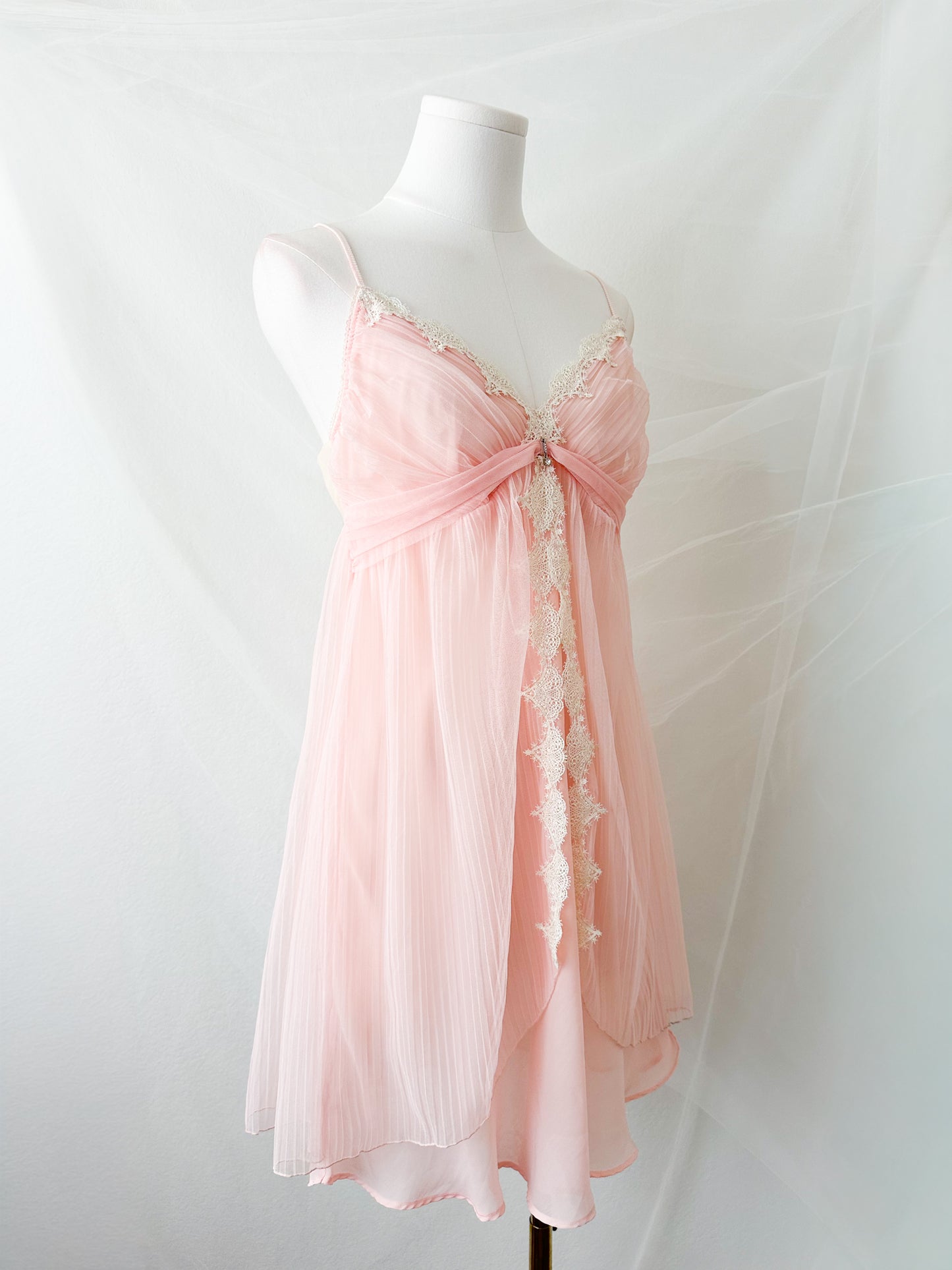 Pink Heirloom Babydollslip