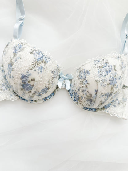 Bluebell Lace Floral Bra 32B