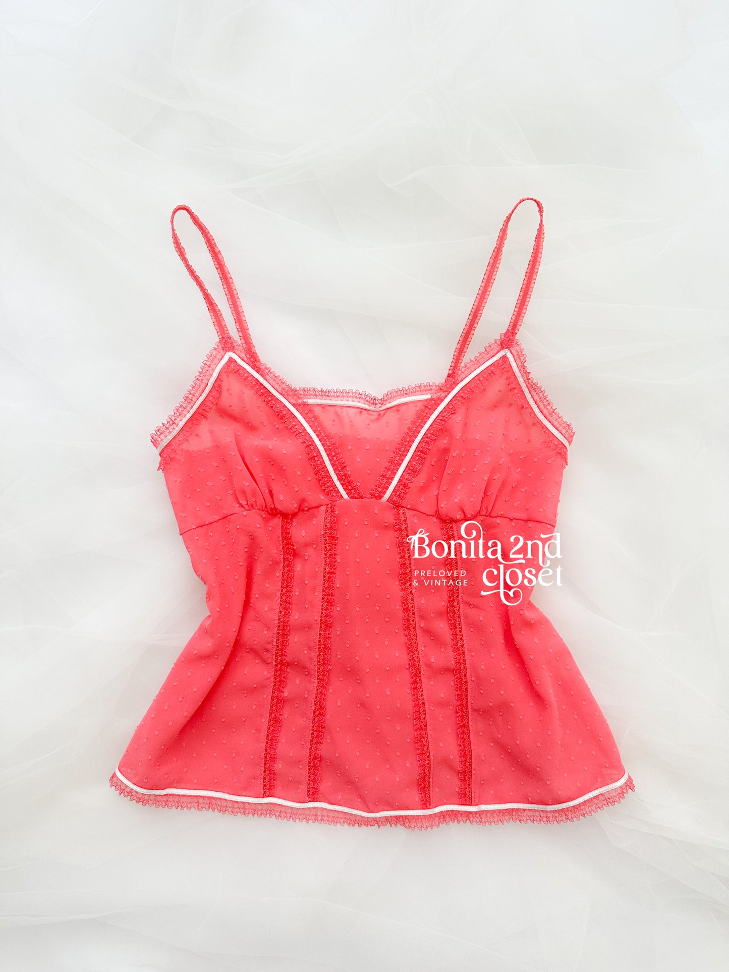 Swiss Dot Lace Camisole