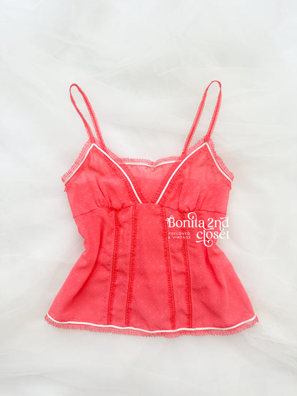 Swiss Dot Lace Camisole
