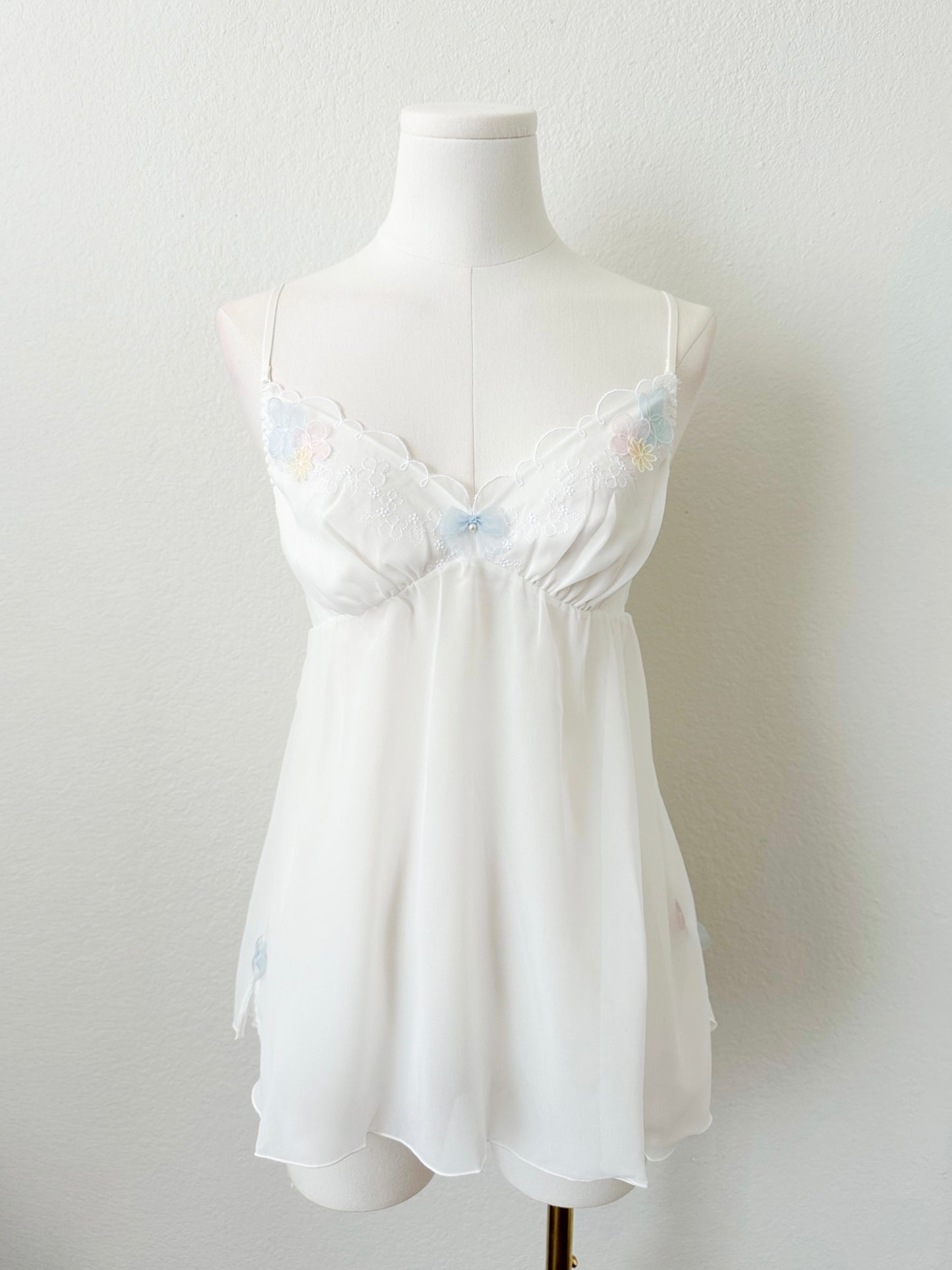 Soft White Bloom Camisole