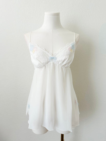 Soft White Bloom Camisole