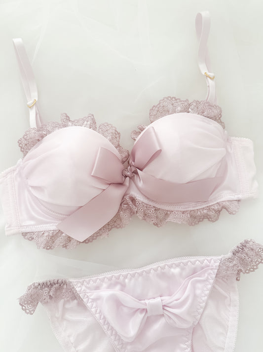 Lilac Crème Bra Set 34A