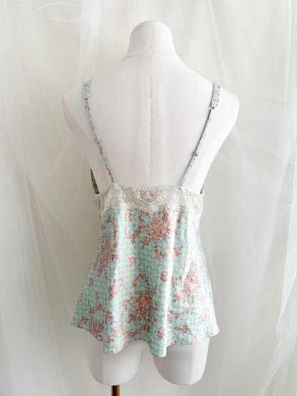 Vintage Porcelain Rose Camisole