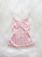Pink Mousse Lace Camisole