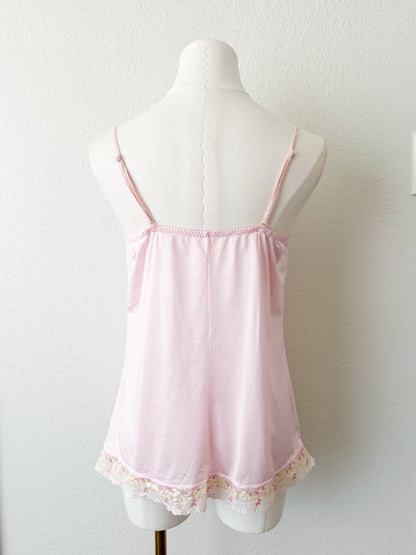 Pink Mousse Lace Camisole