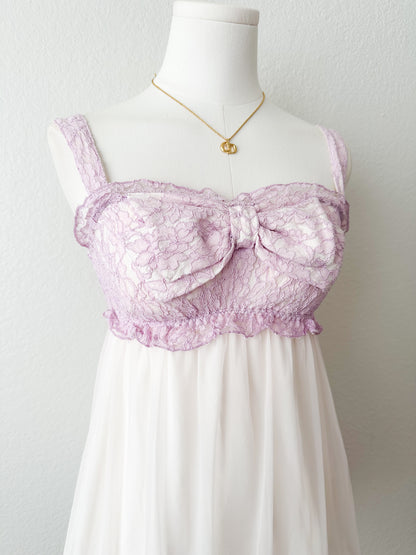 Ribbon Lace Babydoll Camisole