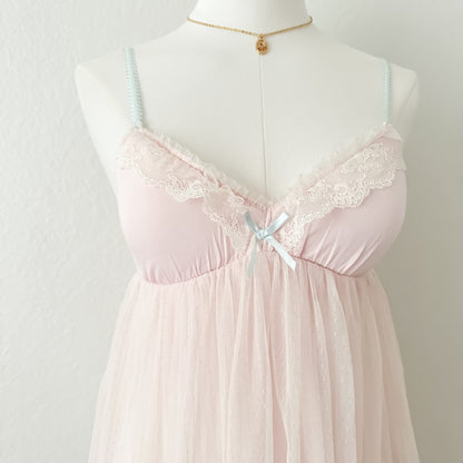 Rose Macaron babydoll