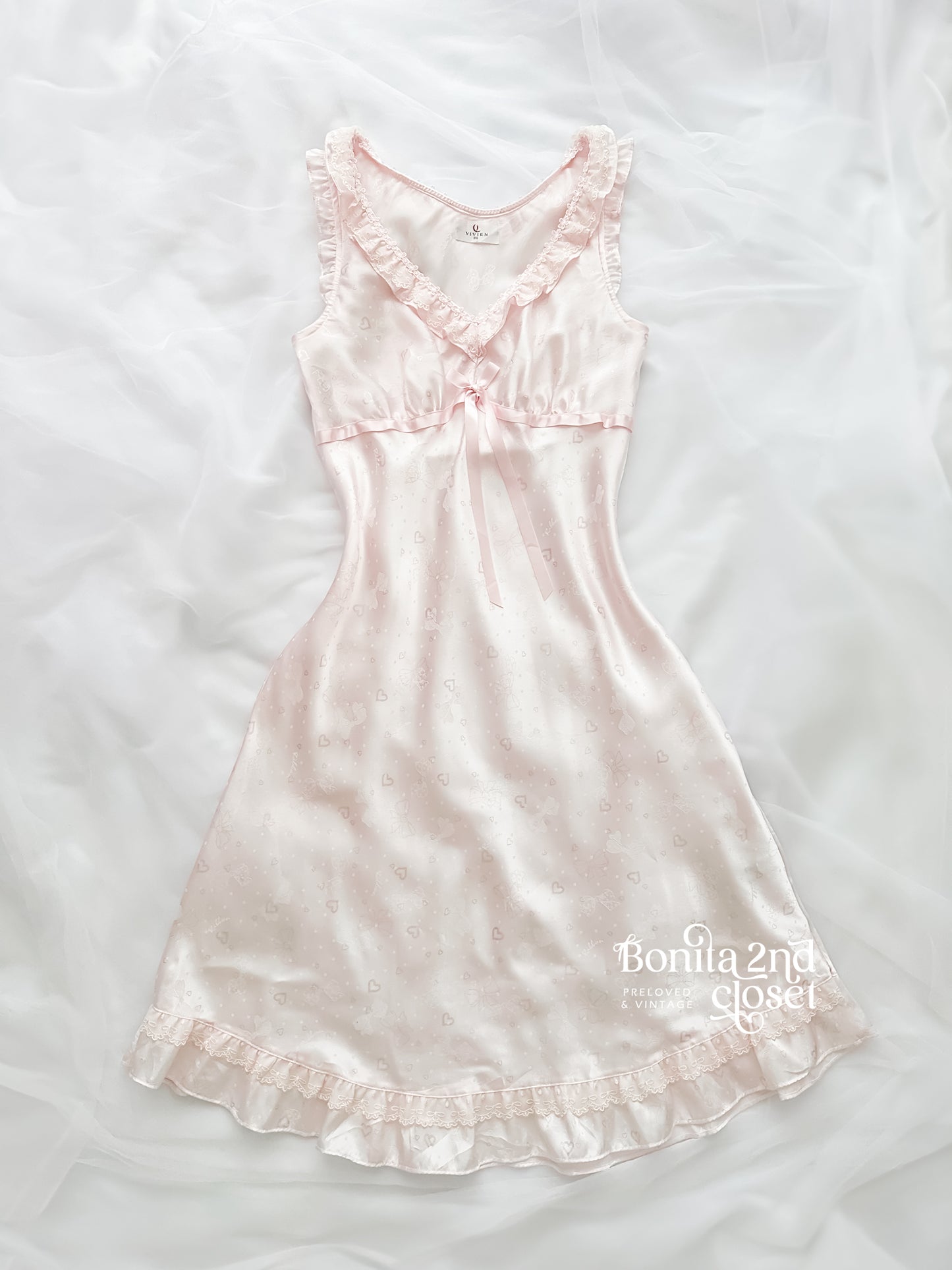 Sweetheart Ribbon Satin Slip