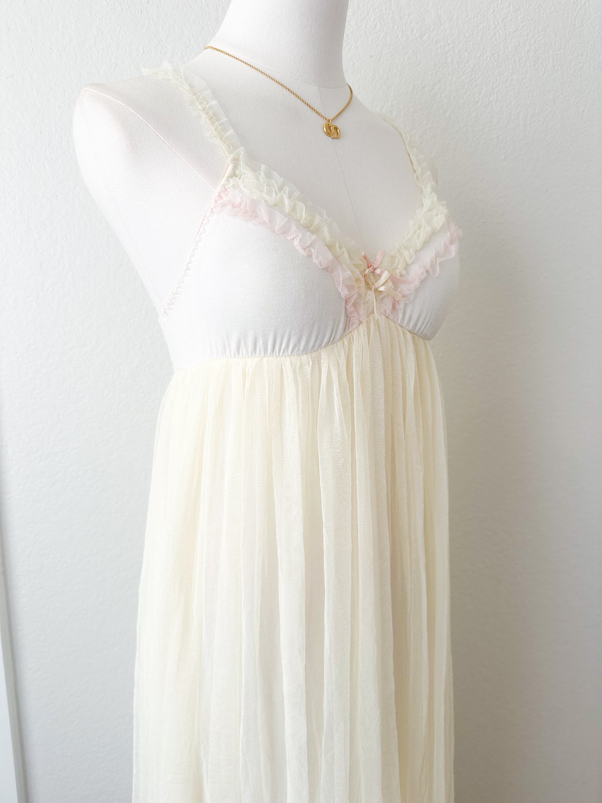 Butter Cream Babydoll Nightgown