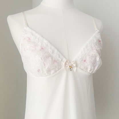 Blush Bloom Lace Slipdress