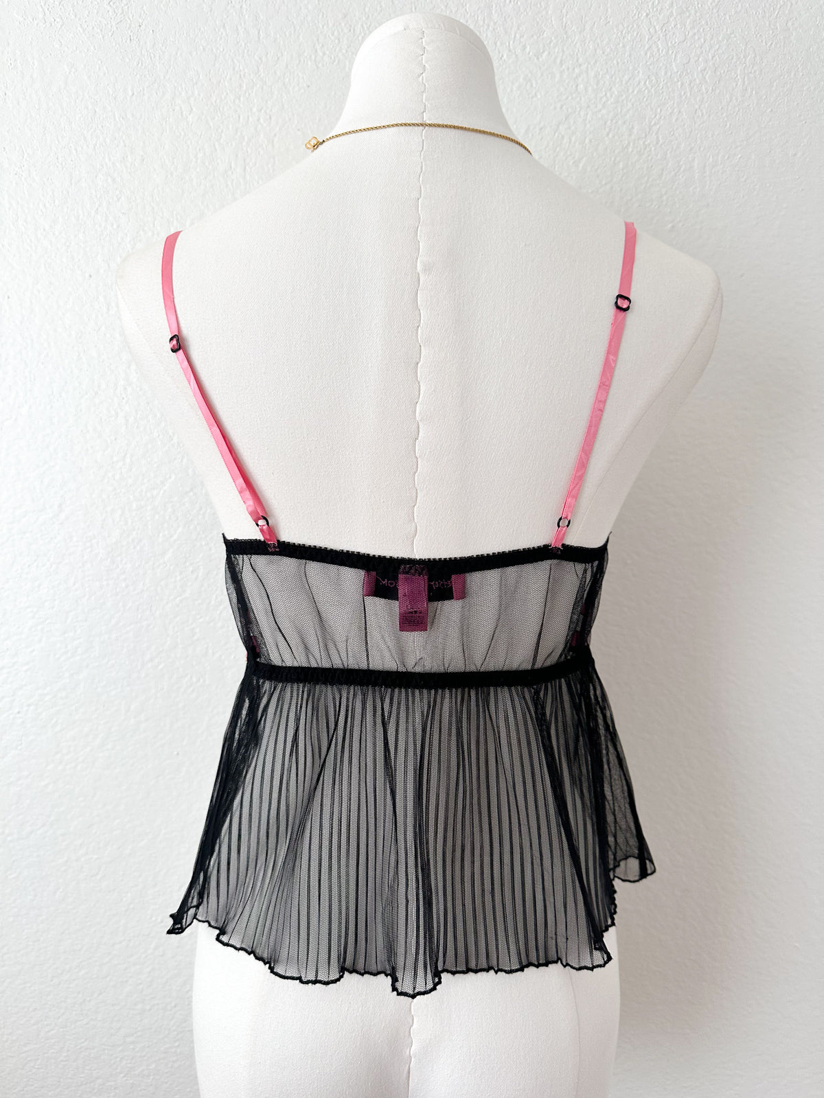 Rare Betsey Johnson Ribbon Camisole