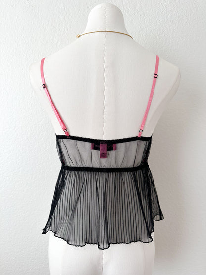 Rare Betsey Johnson Ribbon Camisole