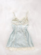 Rare Bleu Lace Reverie Slipdress