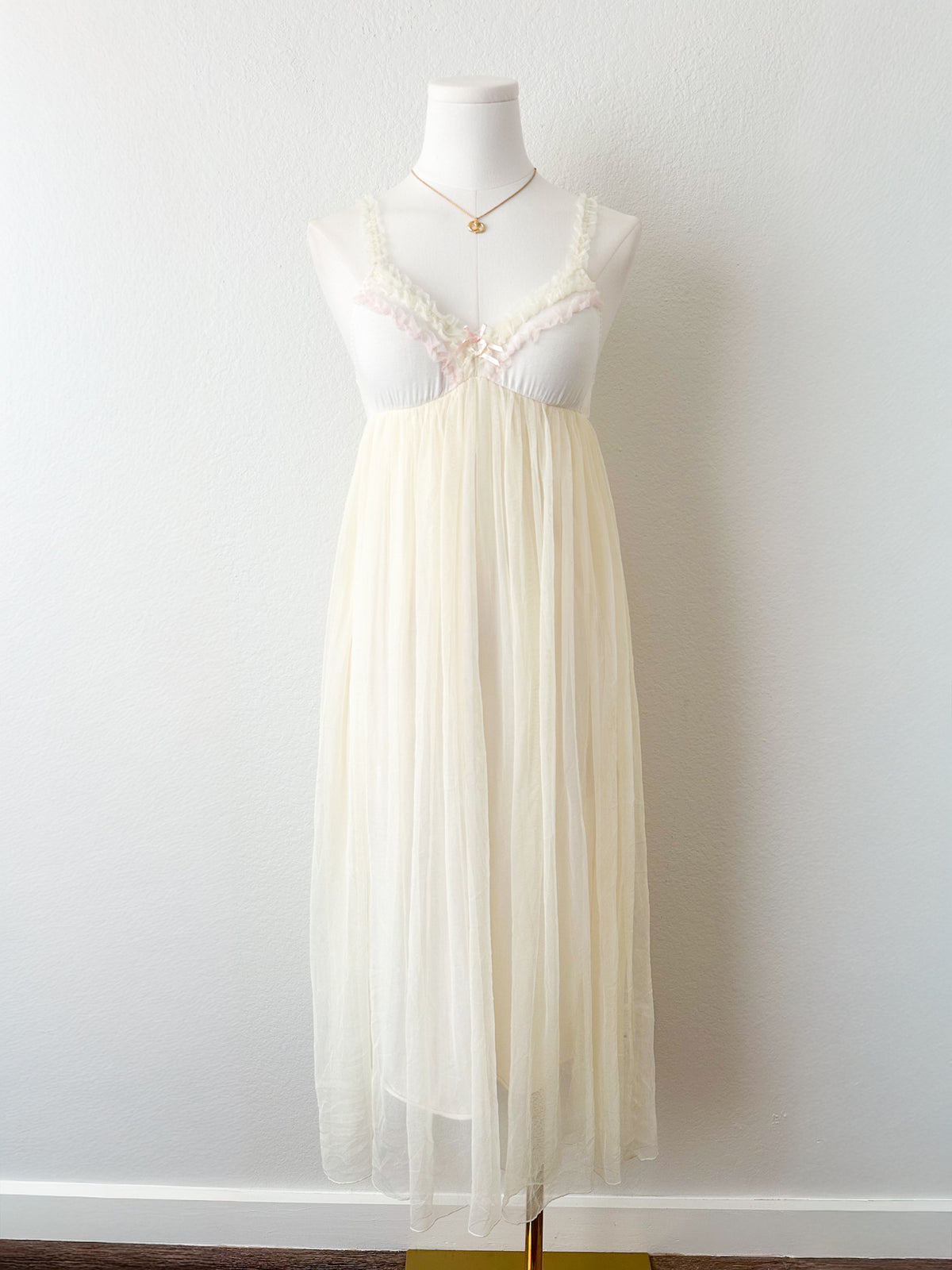Butter Cream Babydoll Nightgown