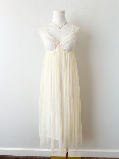 Butter Cream Babydoll Nightgown
