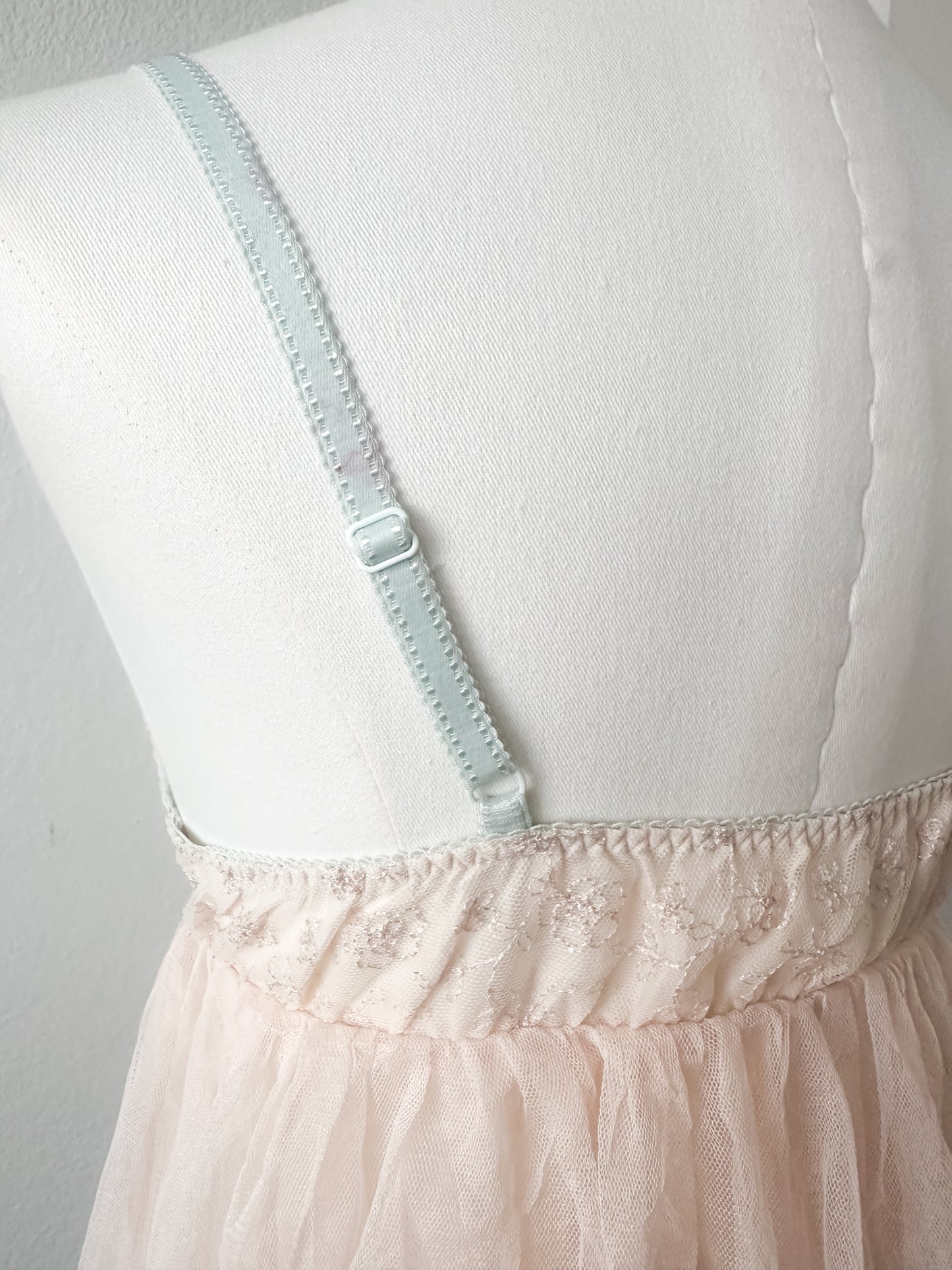 Blush Tulle Babydoll Dress