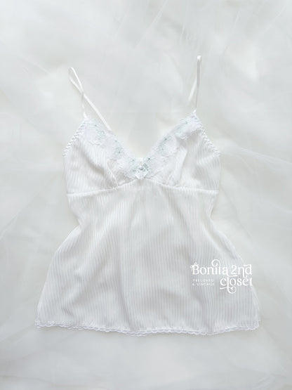 Stripe Mint Daisy Camisole