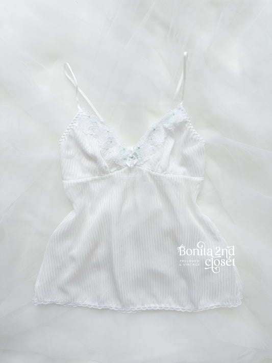 Stripe Mint Daisy Camisole