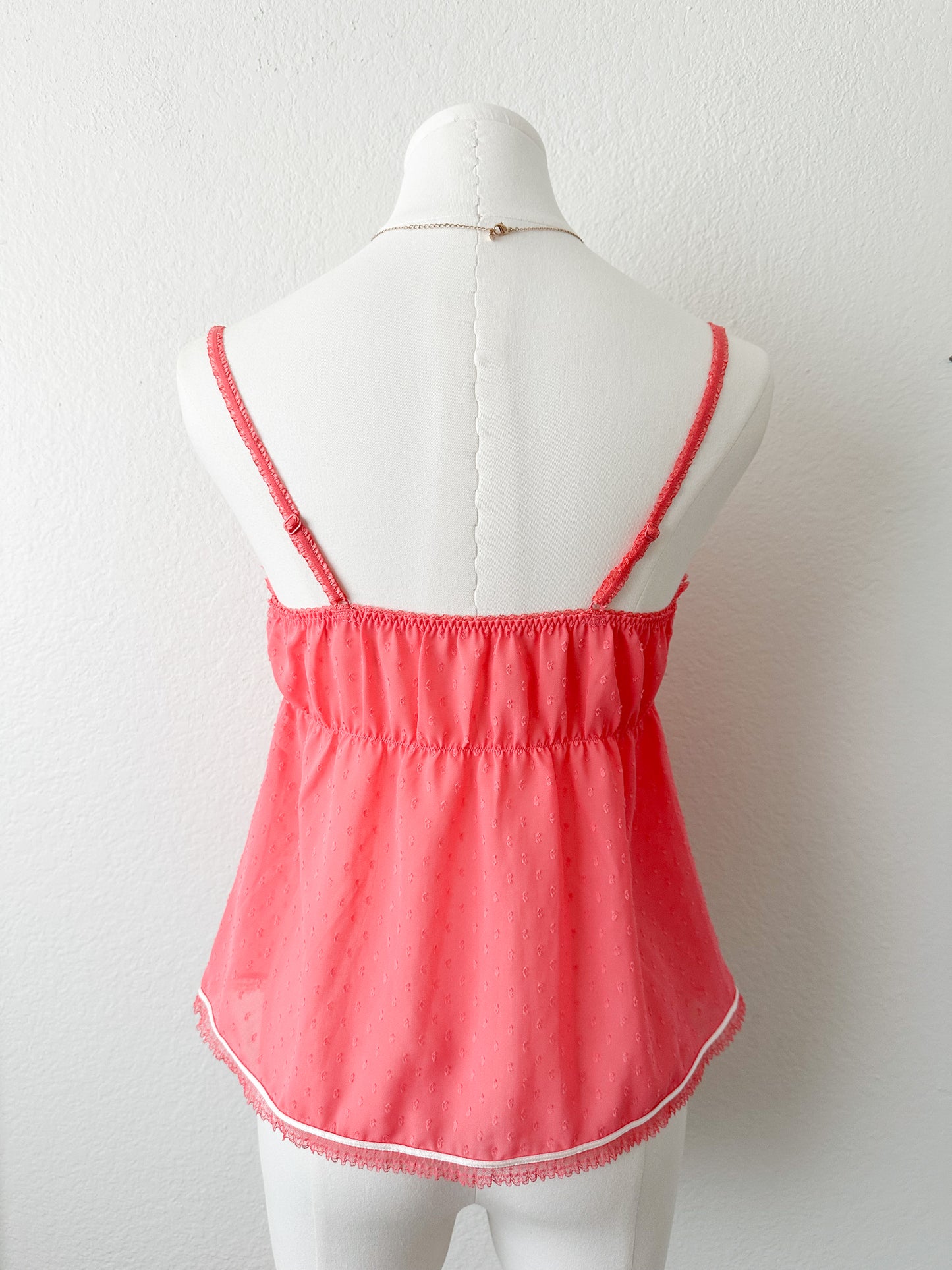 Swiss Dot Lace Camisole