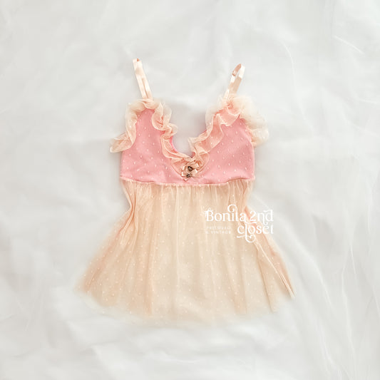 Peach Fizz Ruffle Camisole