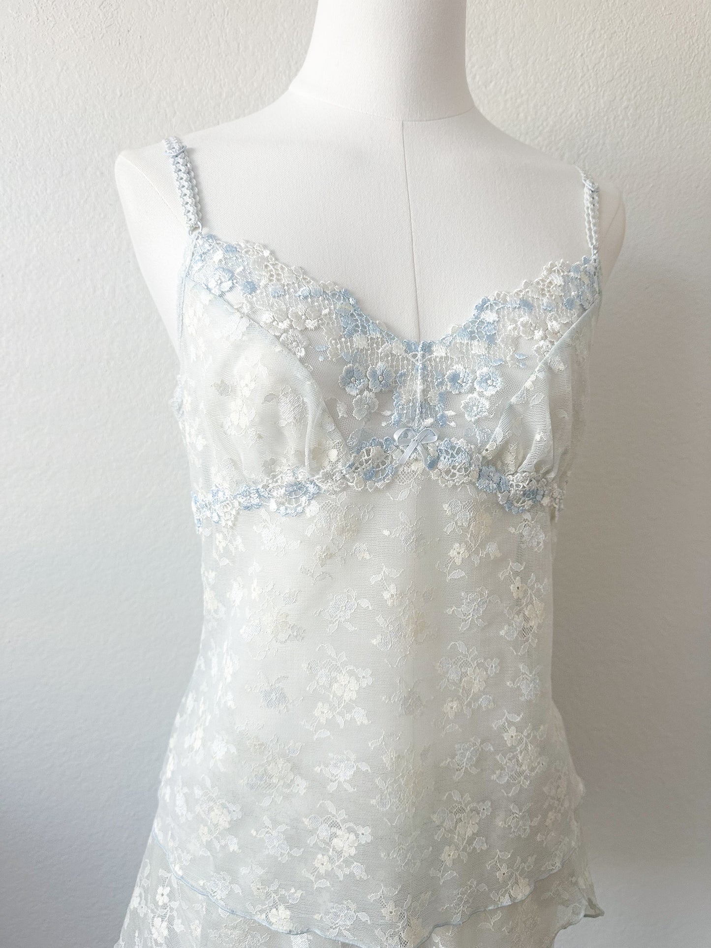Mist Flower Sheer Lace Set