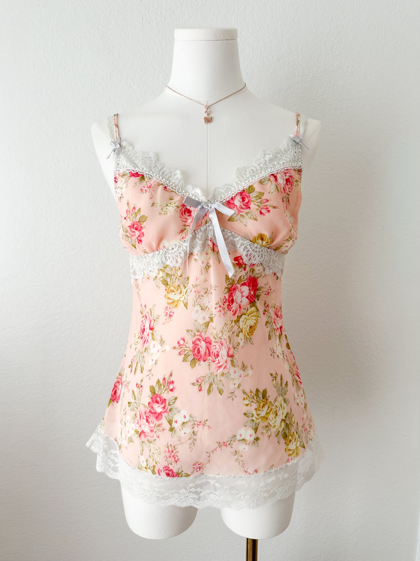 Rosette Chiffon Camisole