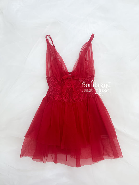 Eblin Crimson Veil Slip