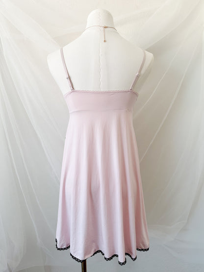 Noir Bow Darling Slipdress