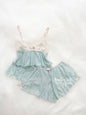 Power Dot Lace Babydoll Set
