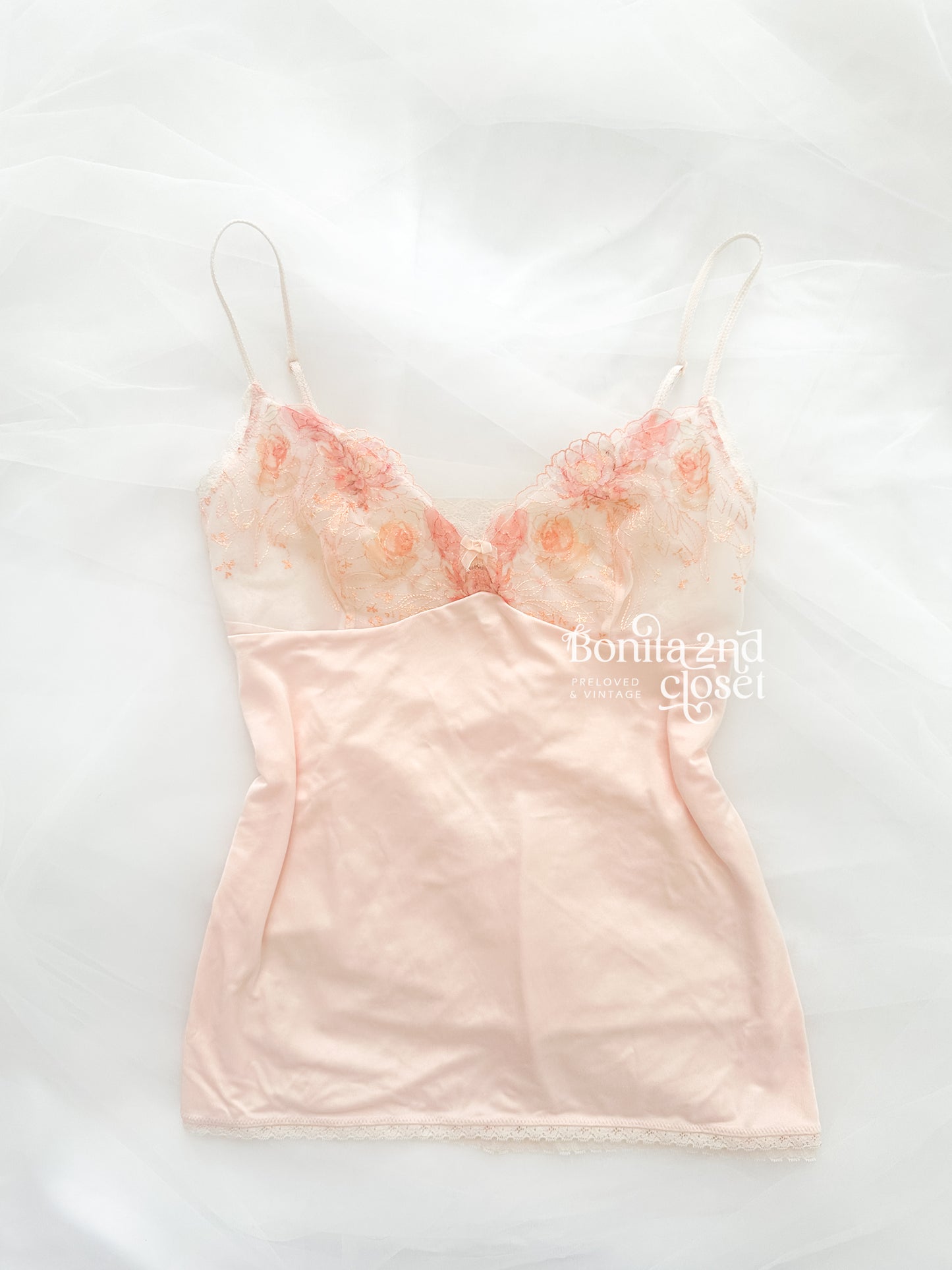 Soft Coral Rose Camisole