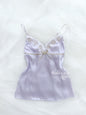 Lilac Satin Lace Camisole